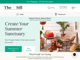 'thesill.com' screenshot