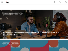 'iab.com' screenshot
