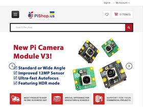 'pishop.us' screenshot