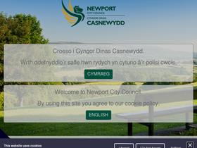 'newport.gov.uk' screenshot