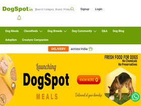 'dogspot.in' screenshot