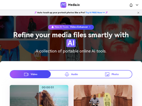 'media.io' screenshot