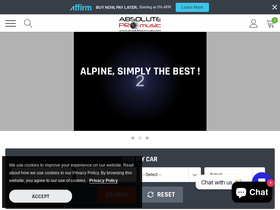 absolutepromusic.com homepage screenshot