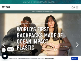 GOT BAG website screenshot