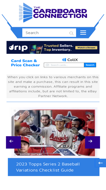 The Cardboard Connection: The Sports Card, Memorabilia & Entertainment  Collectibles Authority