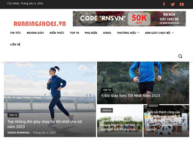 'runningshoes.vn' screenshot