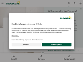 'provinzial.com' screenshot
