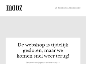 mooz-label.com homepage screenshot