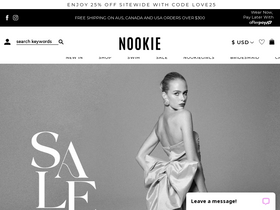 'nookie.com.au' screenshot