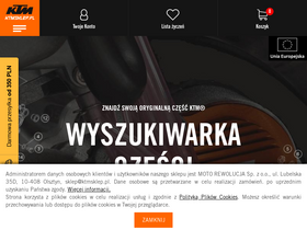'ktmsklep.pl' screenshot