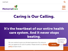 'memorialcare.org' screenshot