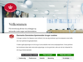 'minretssag.dk' screenshot
