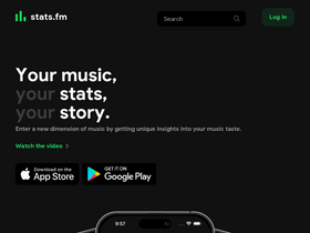 'stats.fm' screenshot