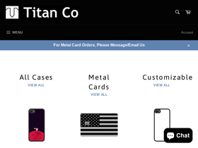 shoptitan.co homepage screenshot