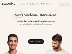 'essentialclinic.ca' screenshot