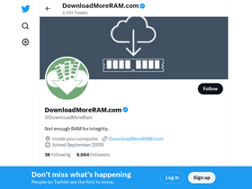 'downloadmoreram.com' screenshot