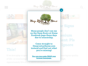 'deeprootsathome.com' screenshot