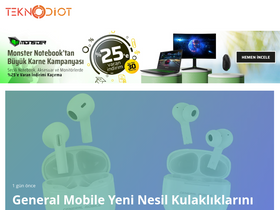 'teknodiot.com' screenshot