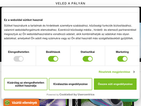 'focivilag.hu' screenshot