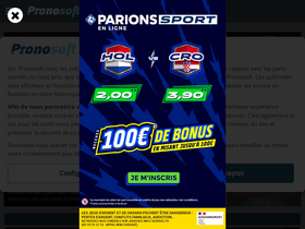 'pronosoft.com' screenshot