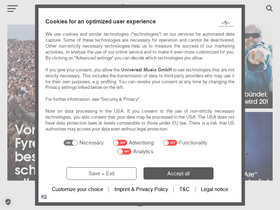 'udiscover-music.de' screenshot