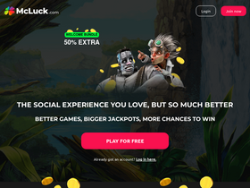 'mcluck.com' screenshot