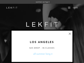 lekfit.com homepage screenshot