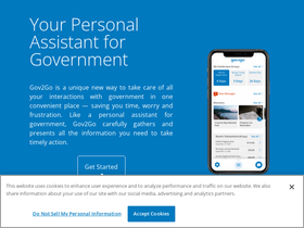 'getgov2go.com' screenshot