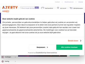 'azerty.nl' screenshot