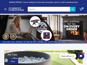 currentcurations.com homepage screenshot