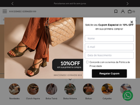denisegerassi.com.br homepage screenshot