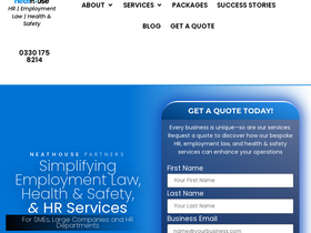 'neathousepartners.com' screenshot