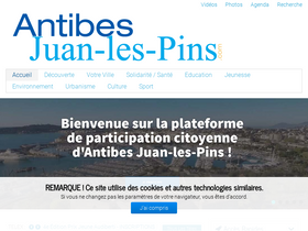 'antibes-juanlespins.com' screenshot