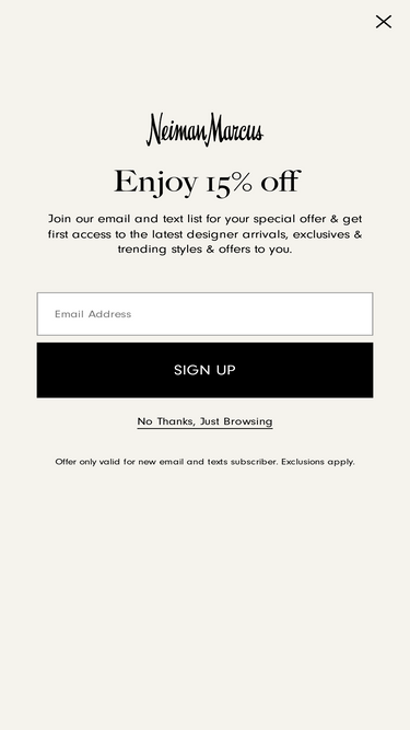 Neiman marcus discount 15 exclusions