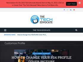 'thetechedvocate.org' screenshot