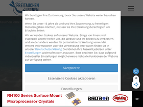 'freitauchen-lernen.com' screenshot