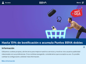 'bancomer.com' screenshot