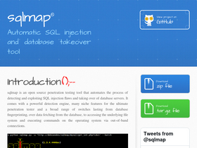 'sqlmap.org' screenshot