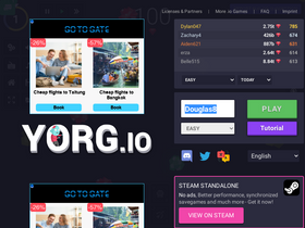 'yorg.io' screenshot
