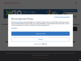 'sienanews.it' screenshot
