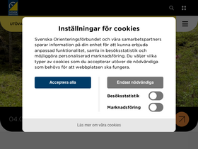 'orientering.se' screenshot