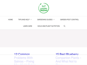 'gardeningdream.com' screenshot