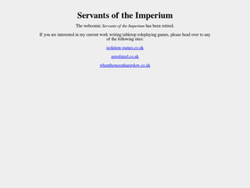 servantsoftheimperium.com