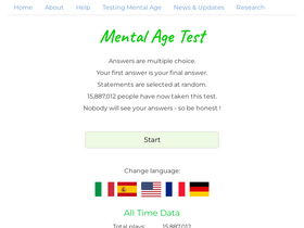 'mymentalage.com' screenshot