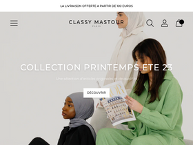 Classy Mastour homepage screenshot