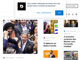 'disparada.com.br' screenshot