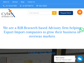 'cybex.in' screenshot