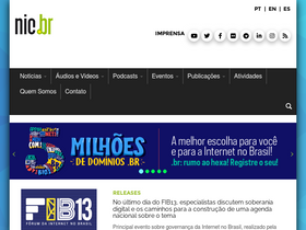 'nic.br' screenshot