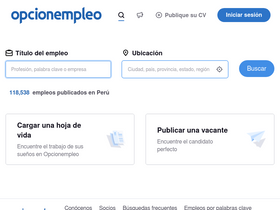 'opcionempleo.com.pe' screenshot