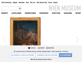 'wienmuseum.at' screenshot